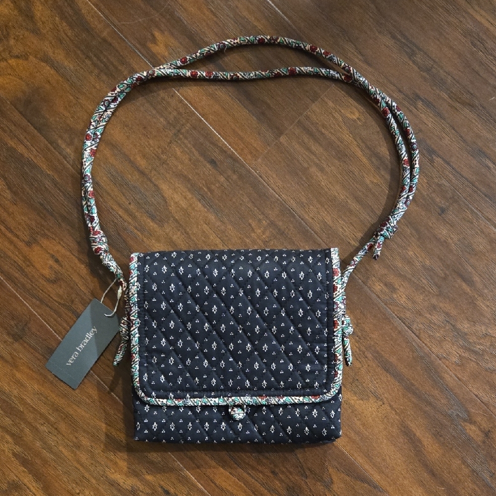 Vera Bradley Navy Patterned Crossbody Bag